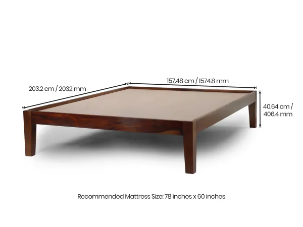 Hugo Queen Size Bed with Washing Machine Semi Auto